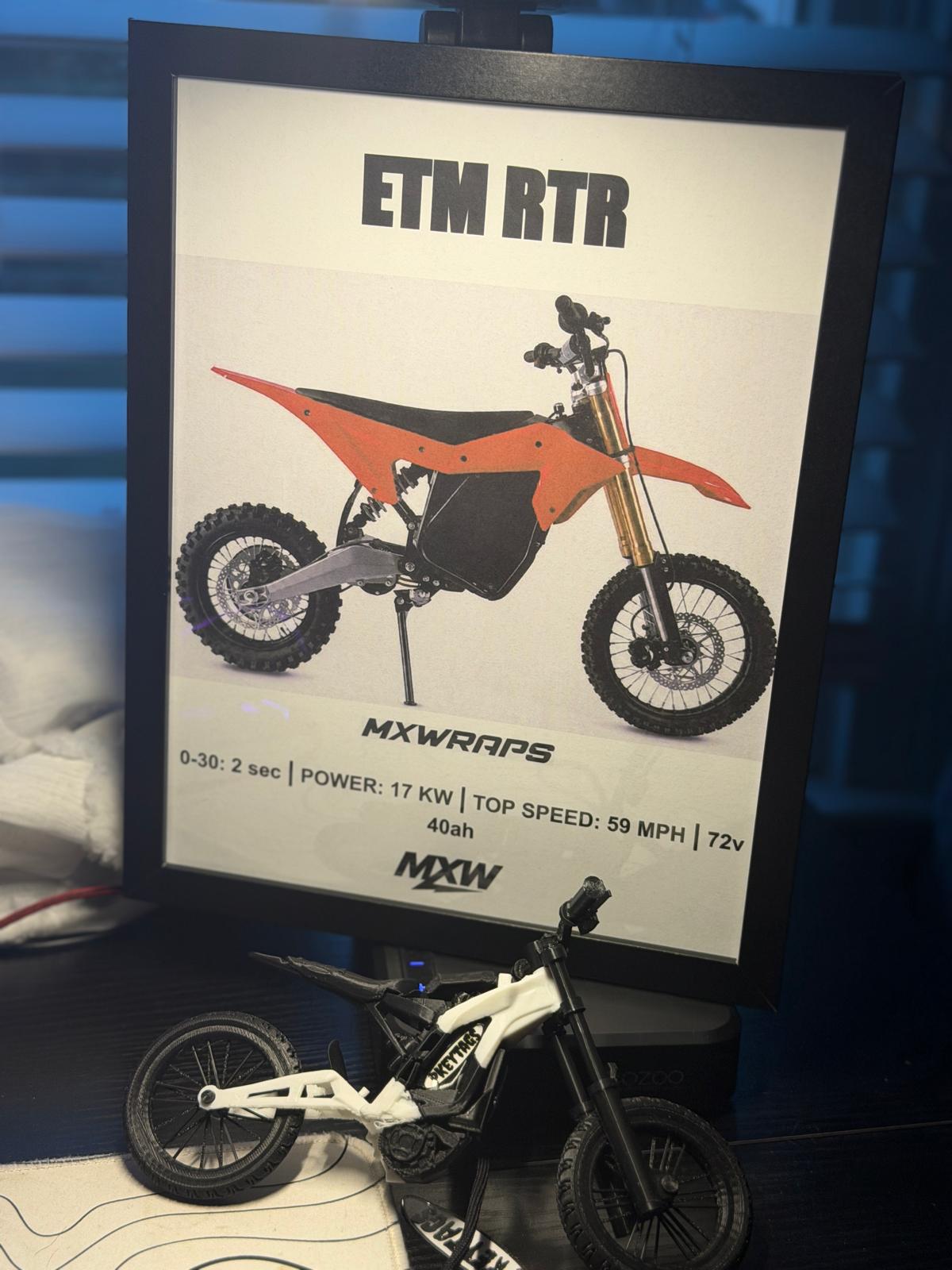 MXW ETM RTR Framed Poster - MXwraps