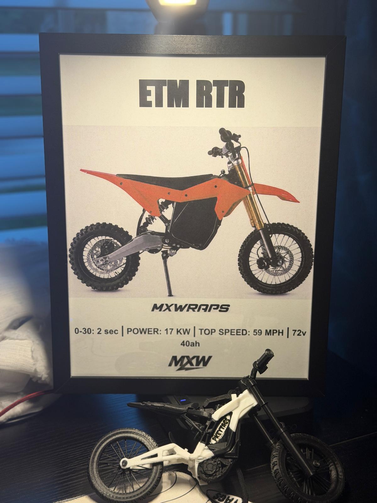 MXW ETM RTR Framed Poster - MXwraps