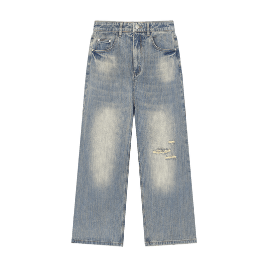 Light Blue Baggy Jeans - MXwraps