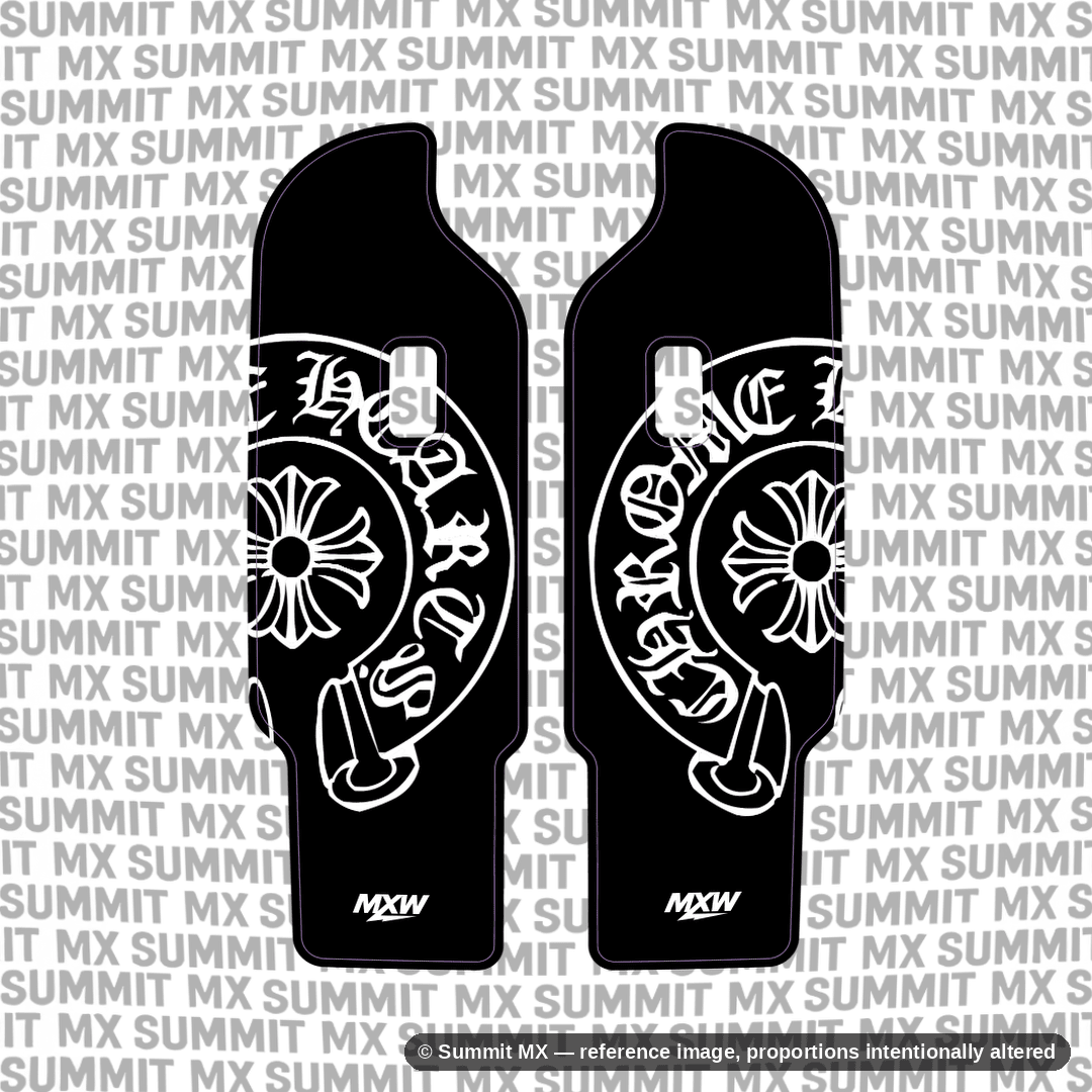 Chrome Hearts Fork Guard Decals - MXwraps