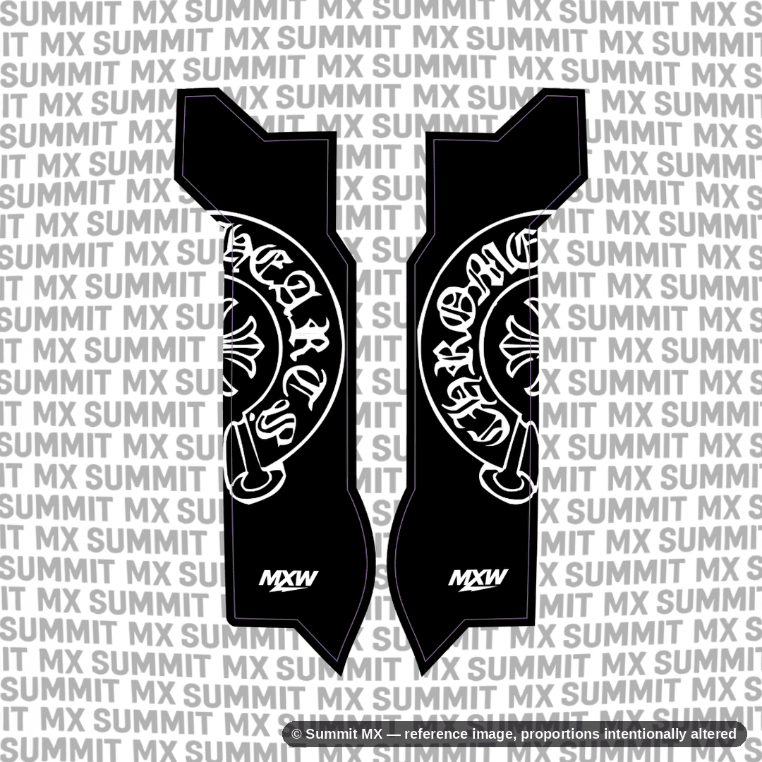 Chrome Hearts Fork Guard Decals - MXwraps