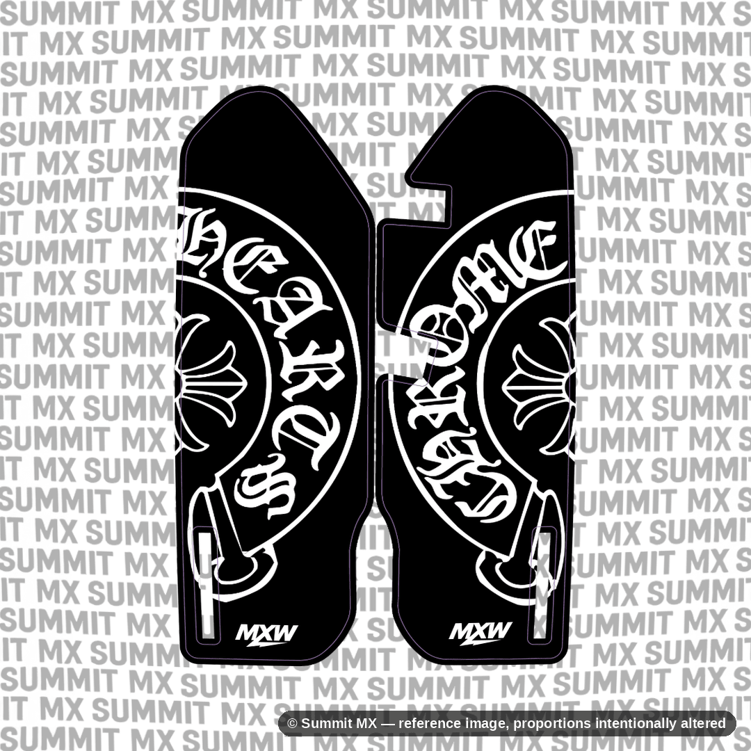 Chrome Hearts Fork Guard Decals - MXwraps