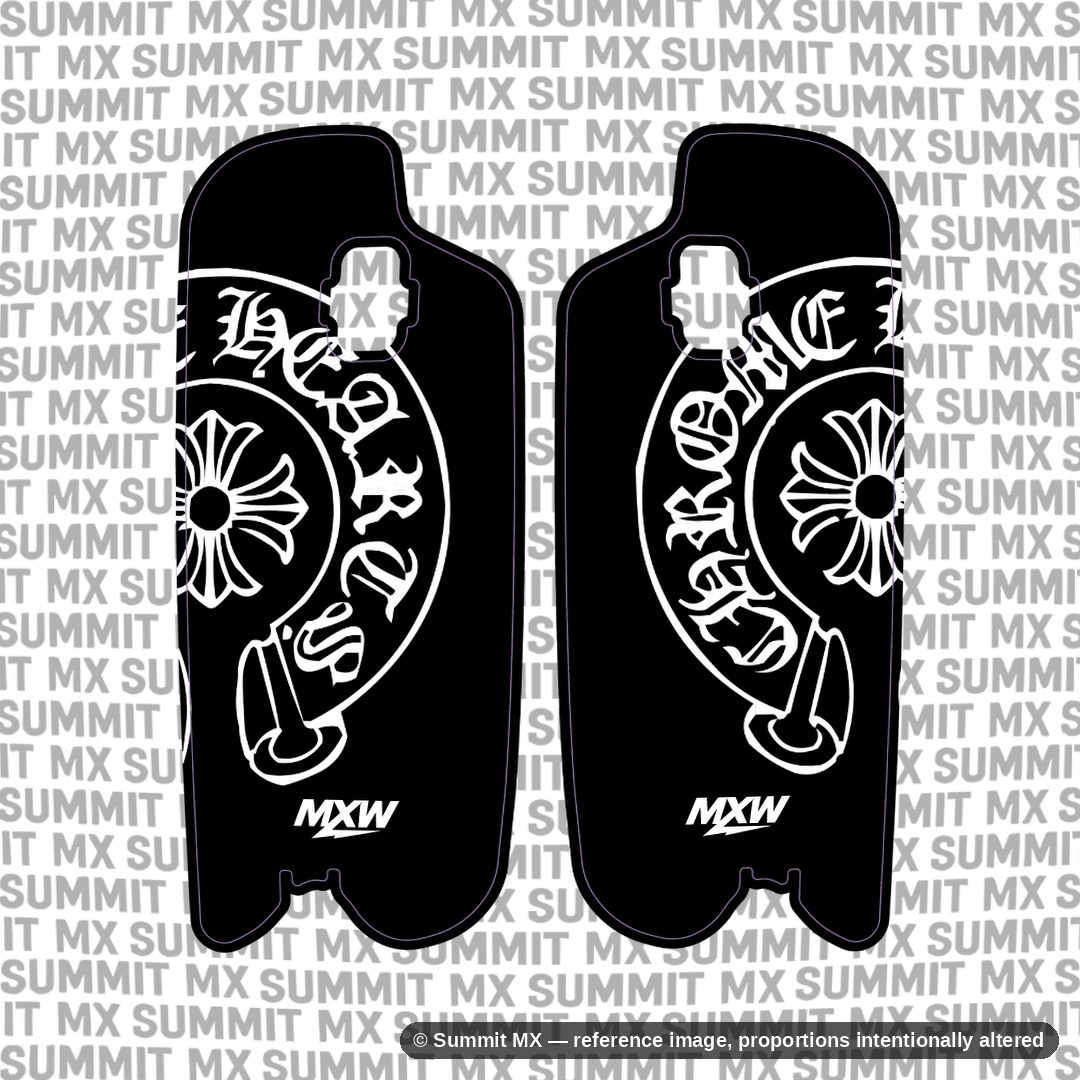 Chrome Hearts Fork Guard Decals - MXwraps