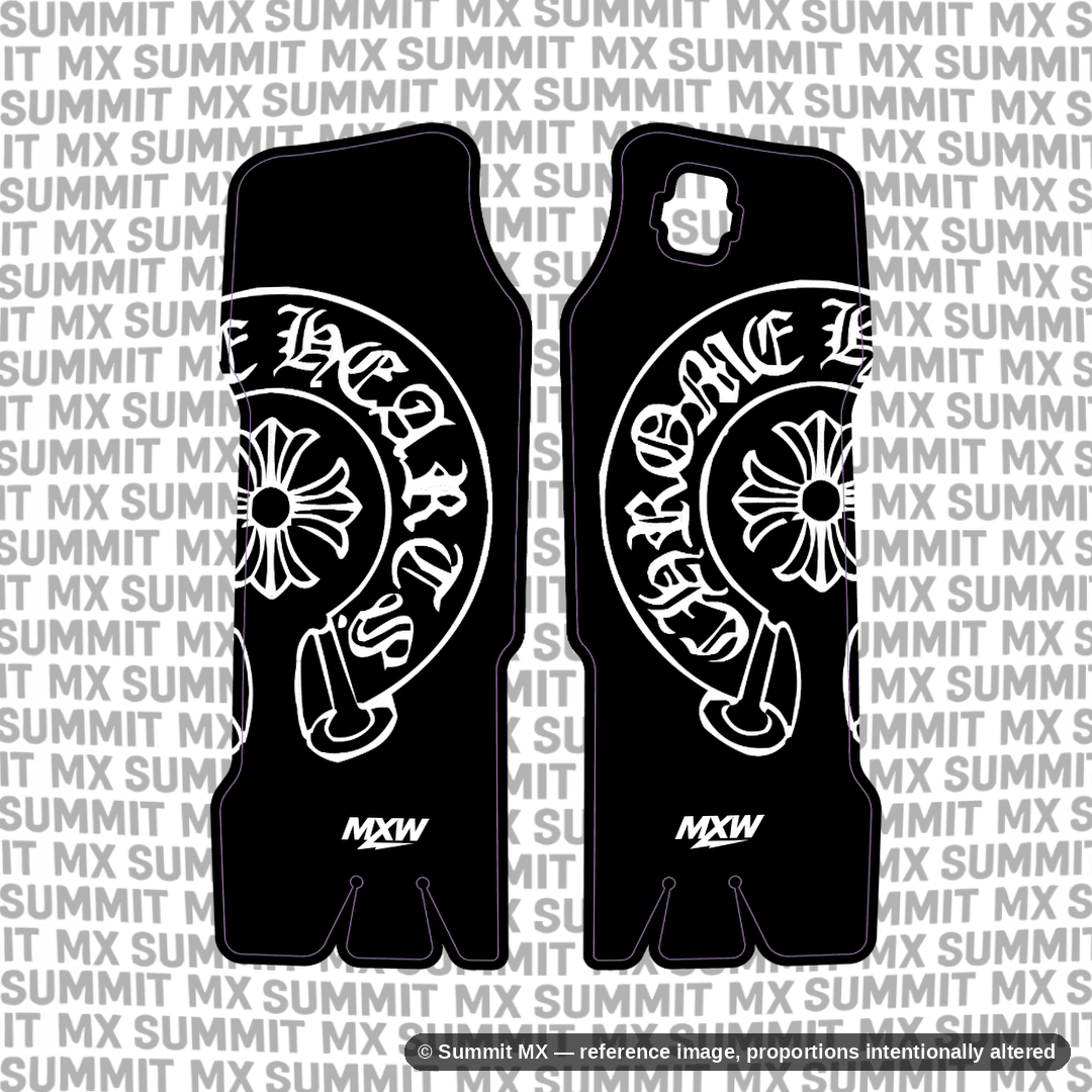 Chrome Hearts Fork Guard Decals - MXwraps