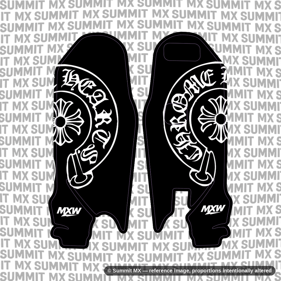 Chrome Hearts Fork Guard Decals - MXwraps