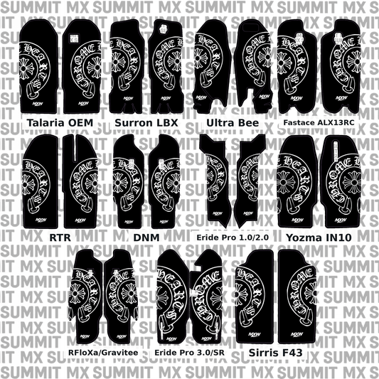 Chrome Hearts Fork Guard Decals - MXwraps