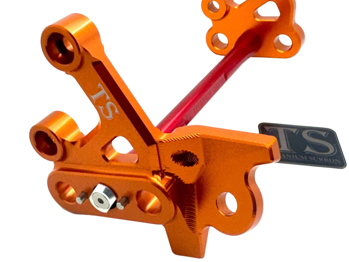 Custom CNC Aluminum Footpeg Bracket Assembly E-Ride Pro - MXwraps