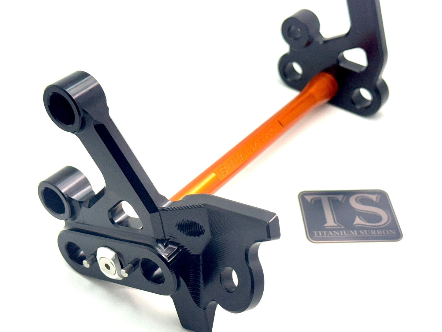 Custom CNC Aluminum Footpeg Bracket Assembly Surron - MXwraps