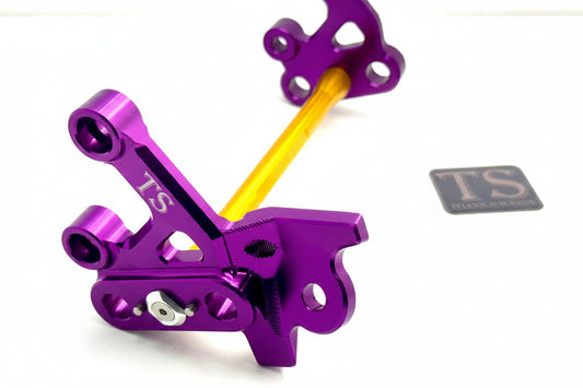 Custom CNC Aluminum Footpeg Bracket Assembly Surron