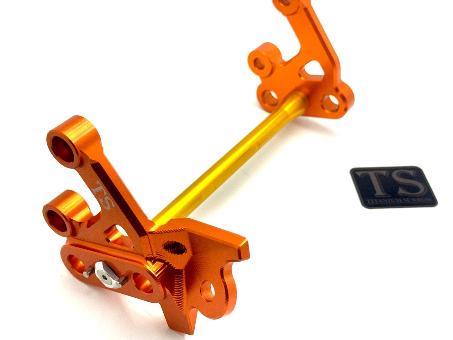 Custom CNC Aluminum Footpeg Bracket Assembly Surron - MXwraps