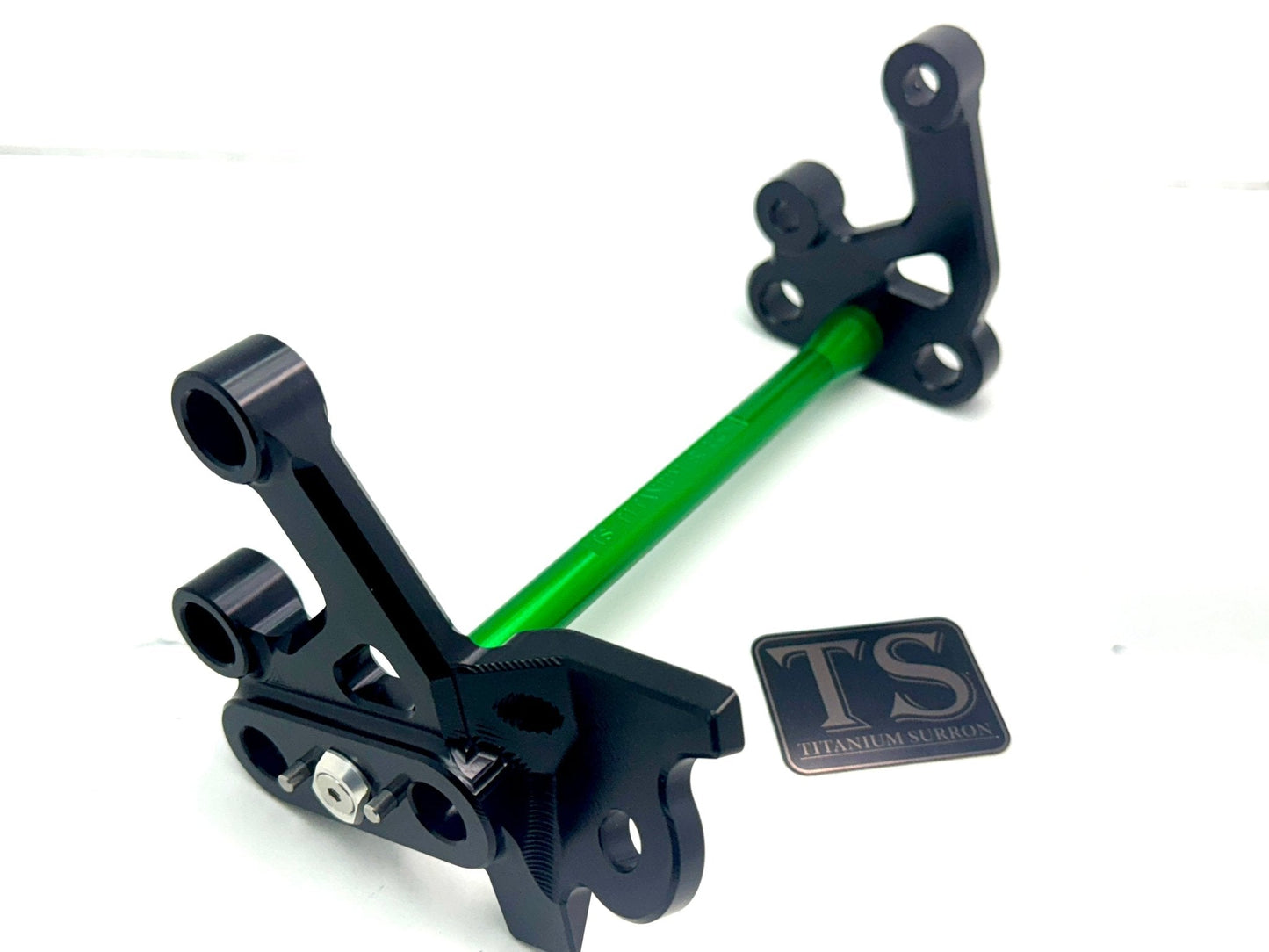 Custom CNC Aluminum Footpeg Bracket Assembly Surron - MXwraps