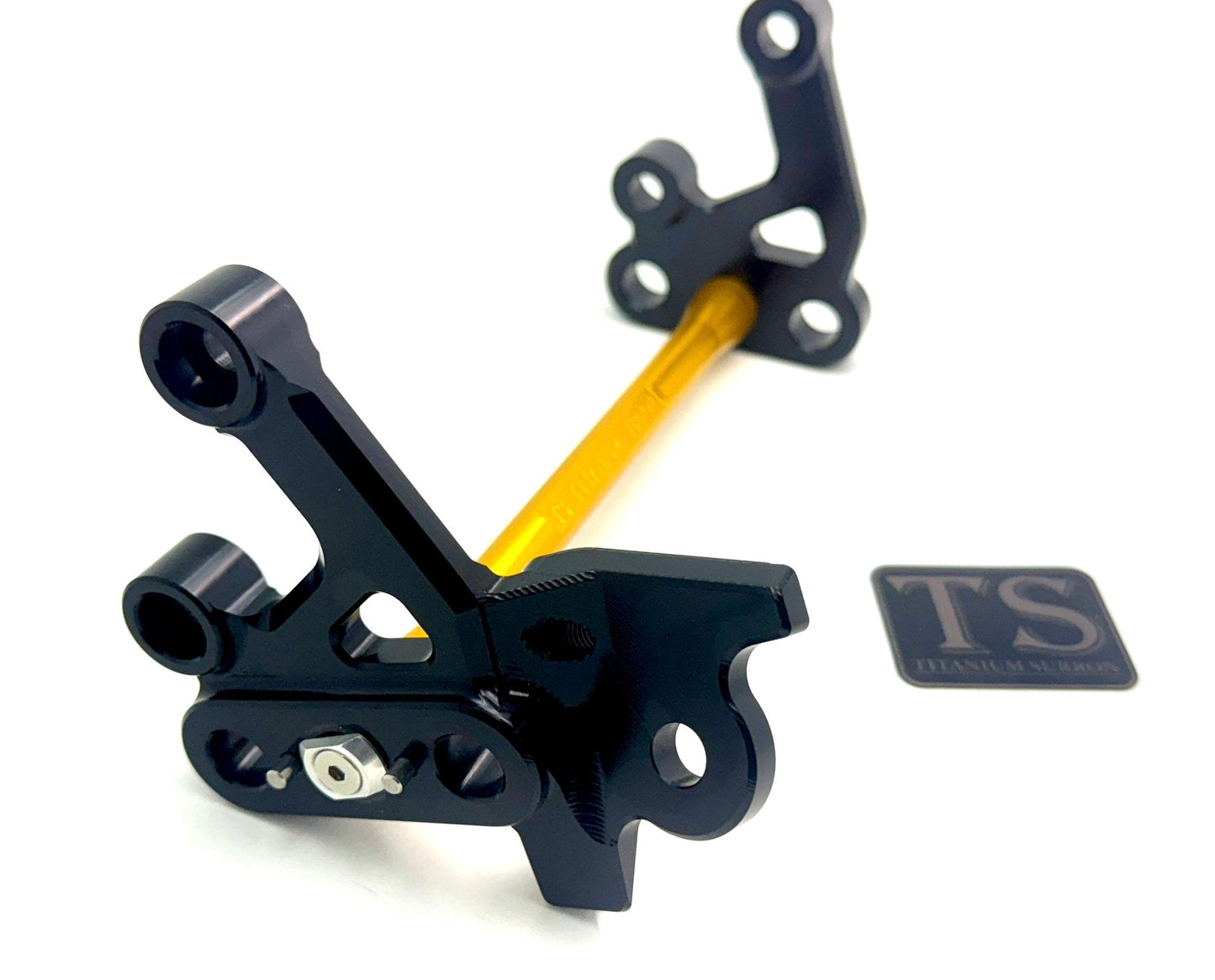Custom CNC Aluminum Footpeg Bracket Assembly Surron - MXwraps