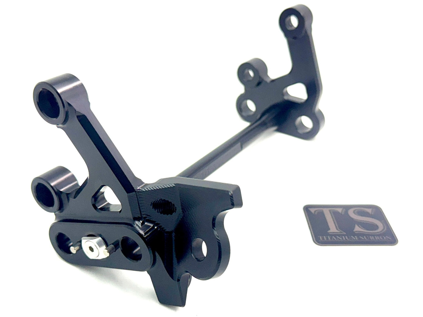 Custom CNC Aluminum Footpeg Bracket Assembly Surron - MXwraps