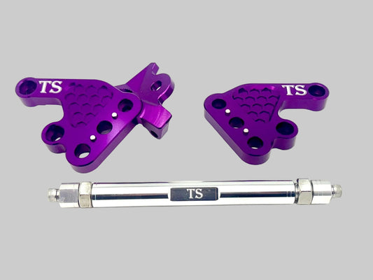 Custom CNC Aluminum Footpeg Bracket Assembly Talaria MX3, MX4 - MXwraps