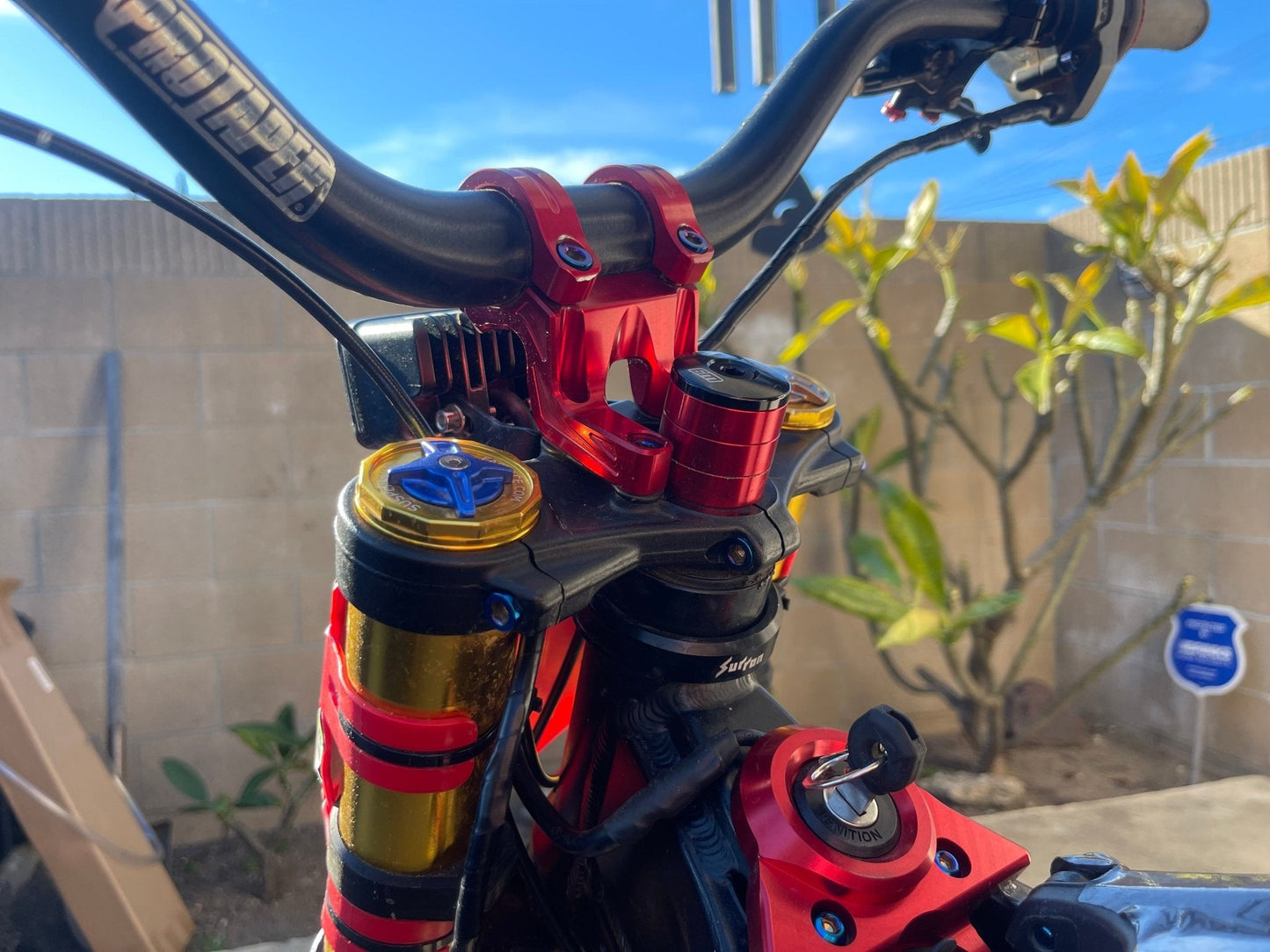 Titanium Direct Mount Stem Bolt Kit - MXwraps