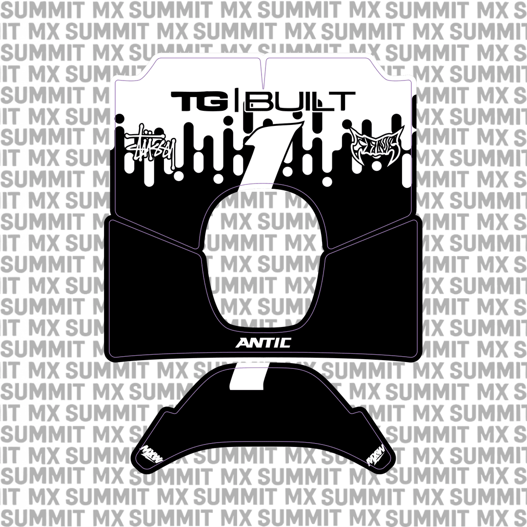 Drip Decal for Antic Number Plate - MXwraps
