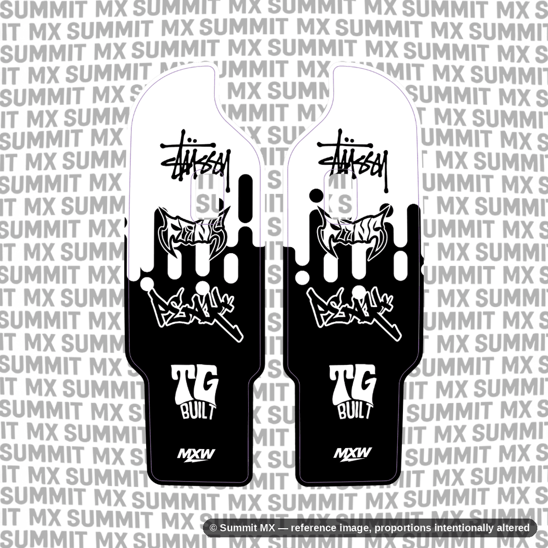 Drip Fork Guard Decals - MXwraps