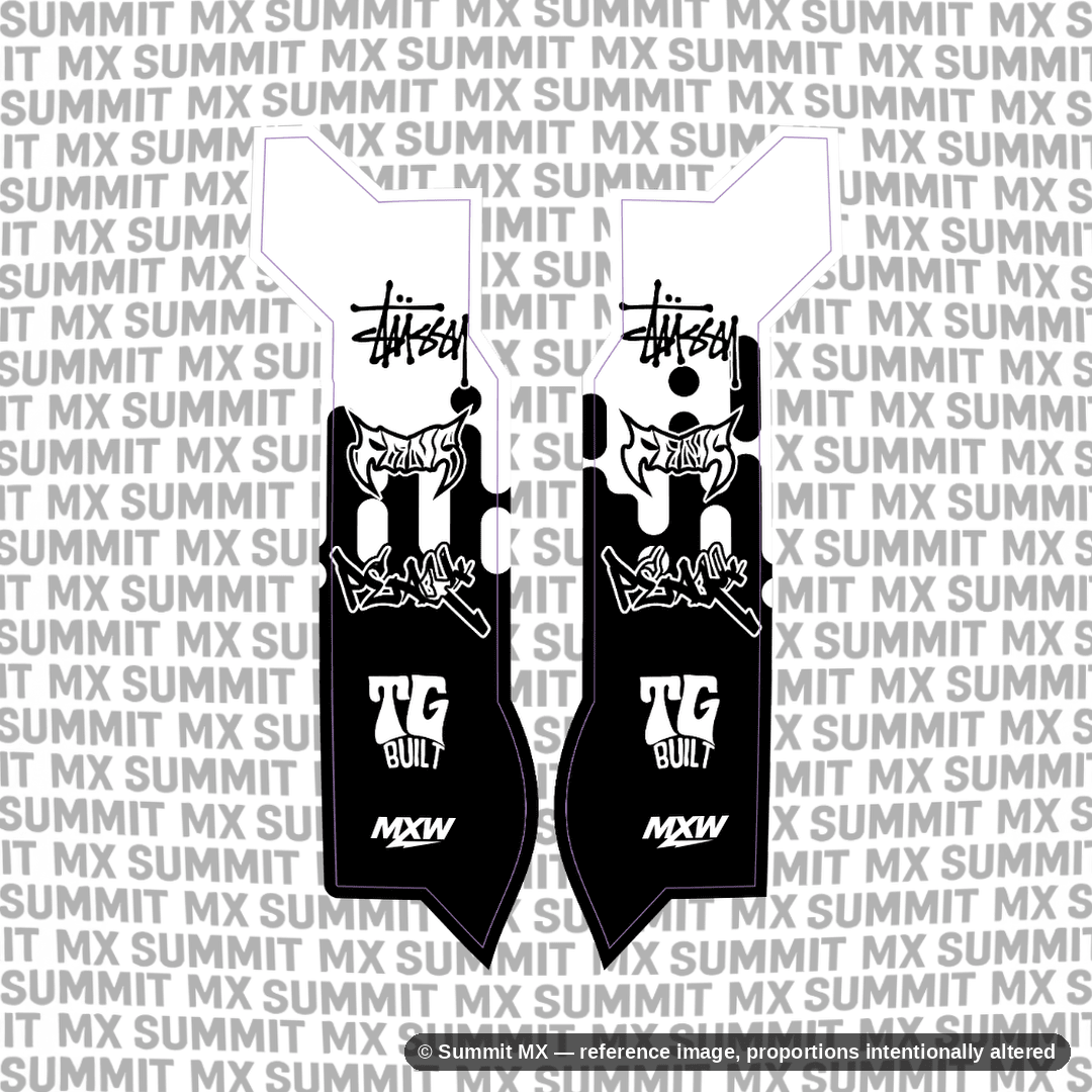 Drip Fork Guard Decals - MXwraps