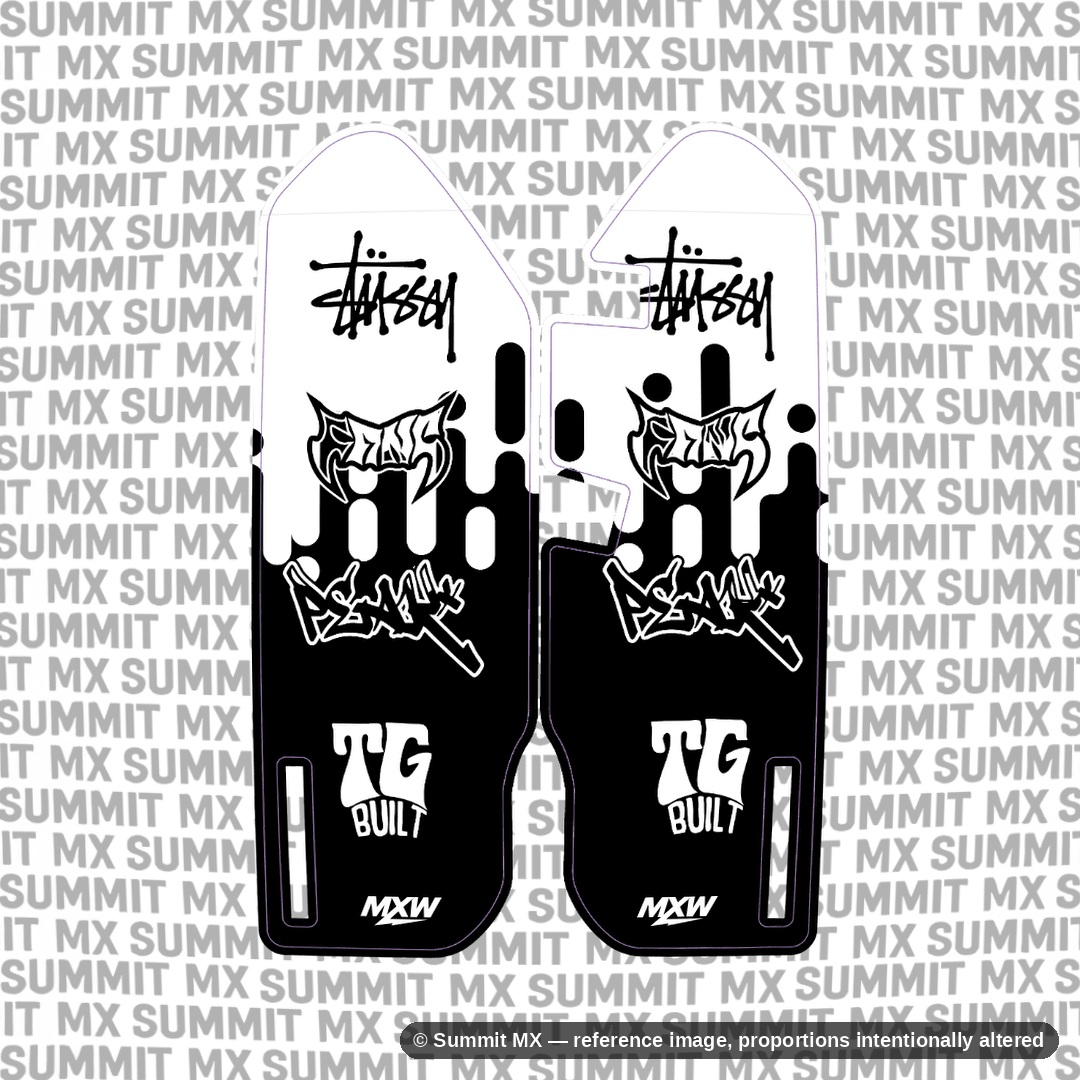 Drip Fork Guard Decals - MXwraps