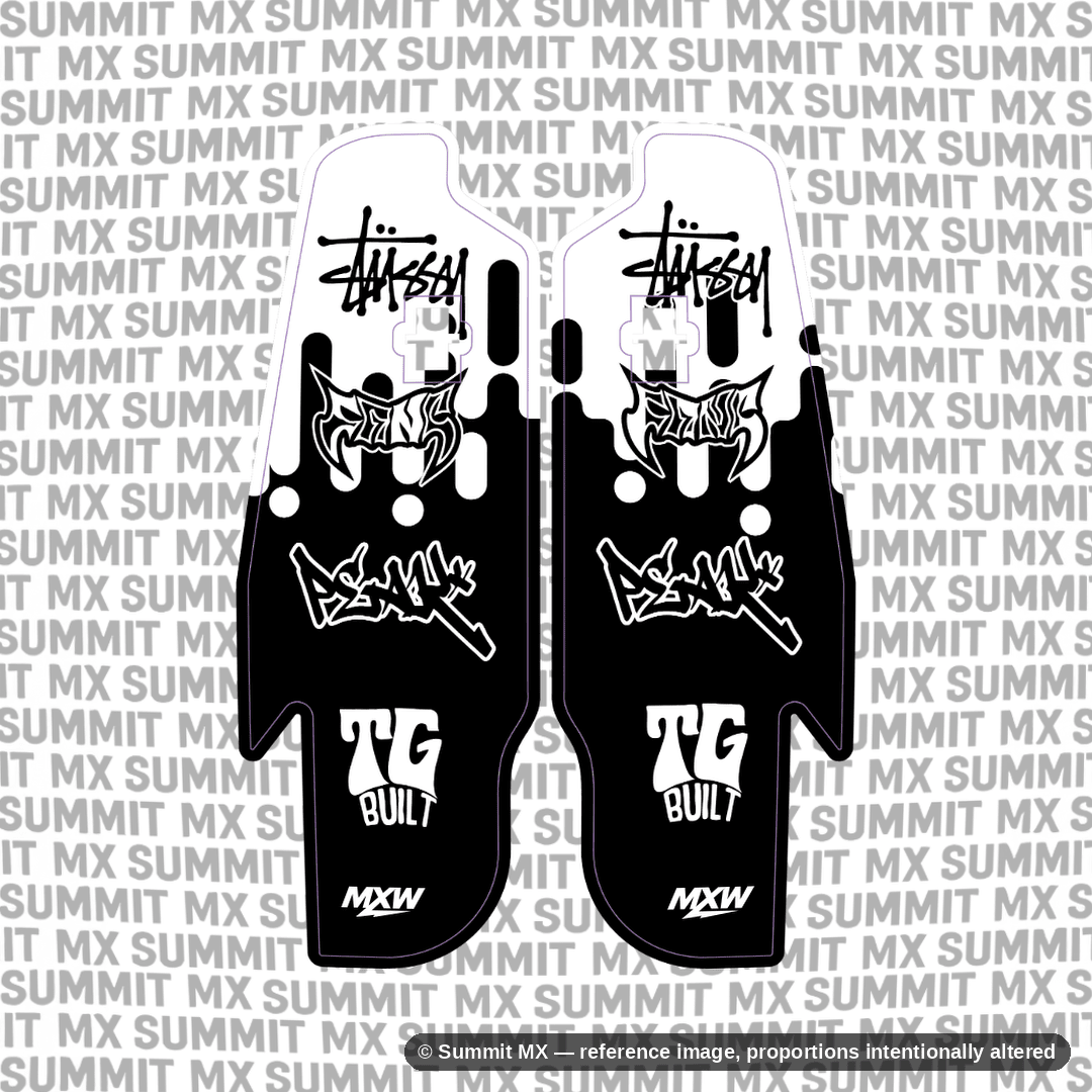 Drip Fork Guard Decals - MXwraps