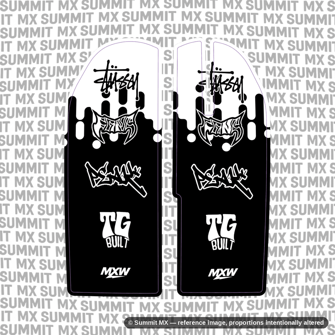 Drip Fork Guard Decals - MXwraps
