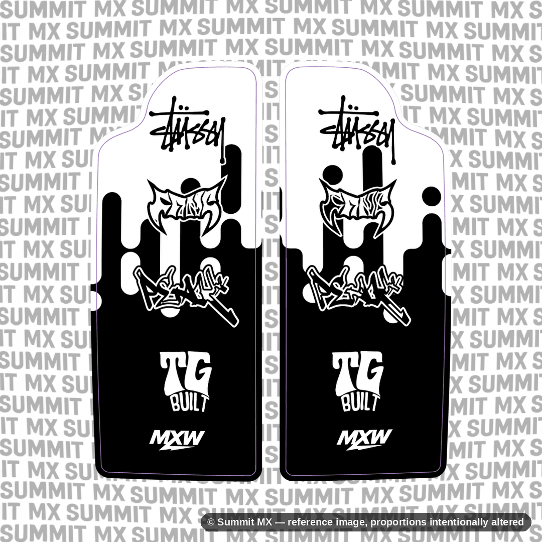 Drip Fork Guard Decals - MXwraps