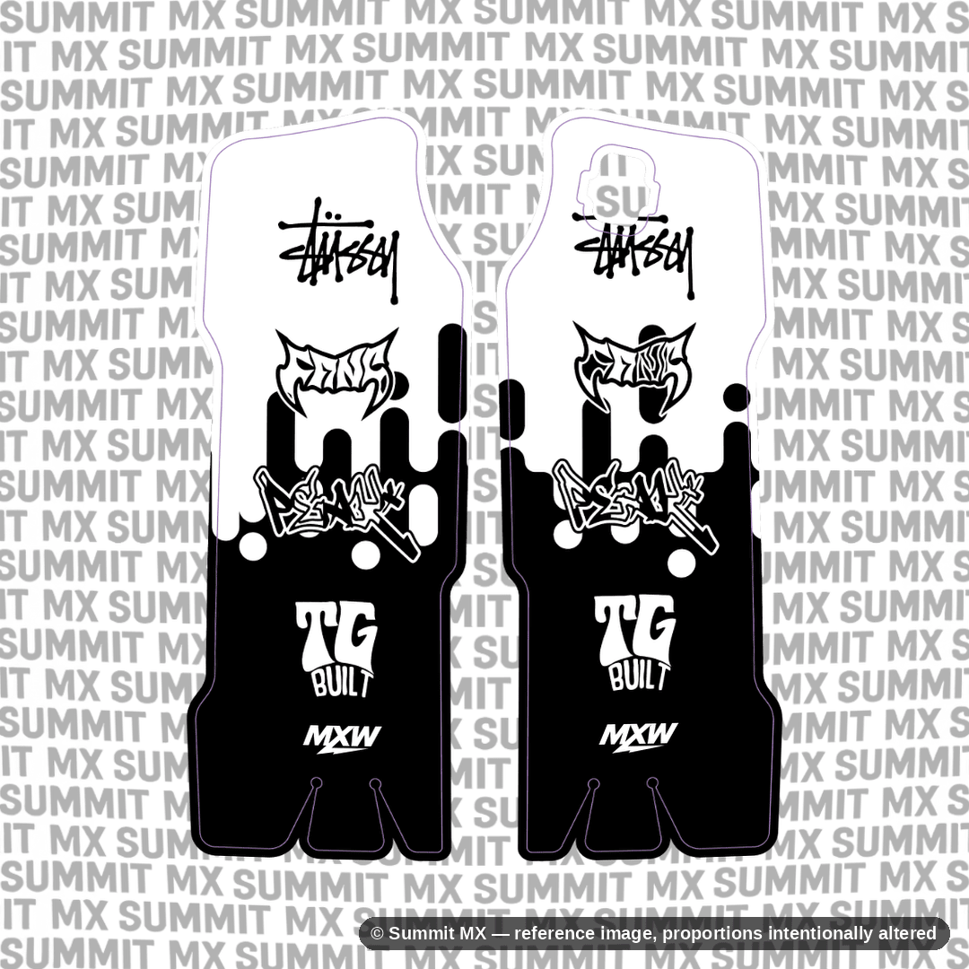 Drip Fork Guard Decals - MXwraps