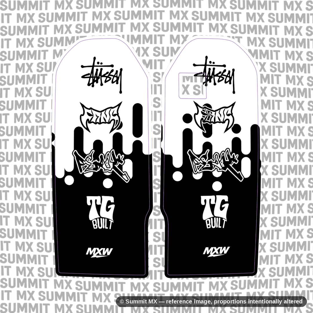 Drip Fork Guard Decals - MXwraps