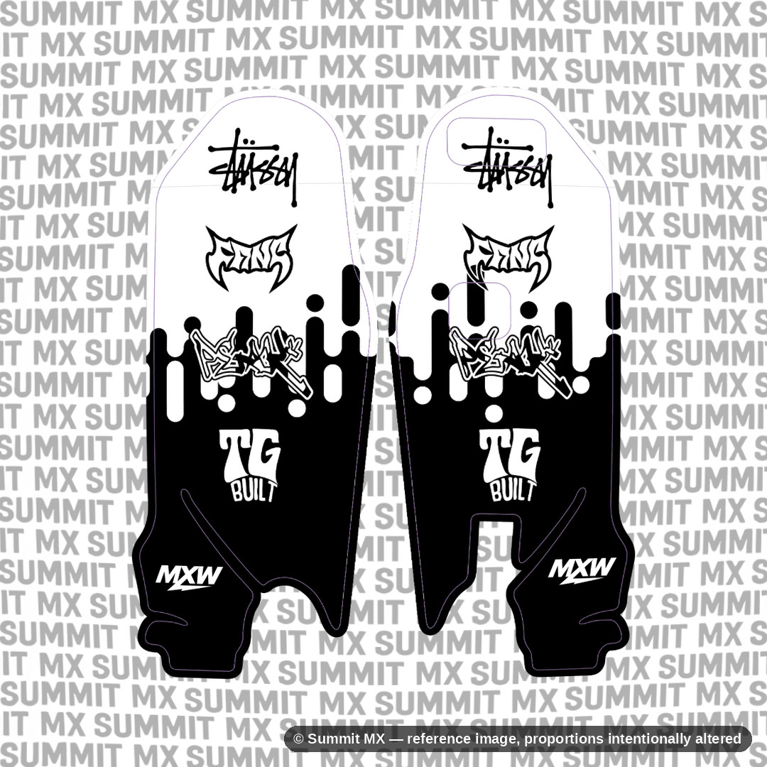 Drip Fork Guard Decals - MXwraps