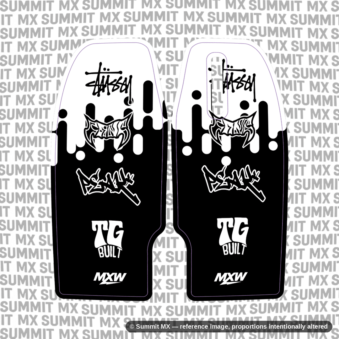 Drip Fork Guard Decals - MXwraps