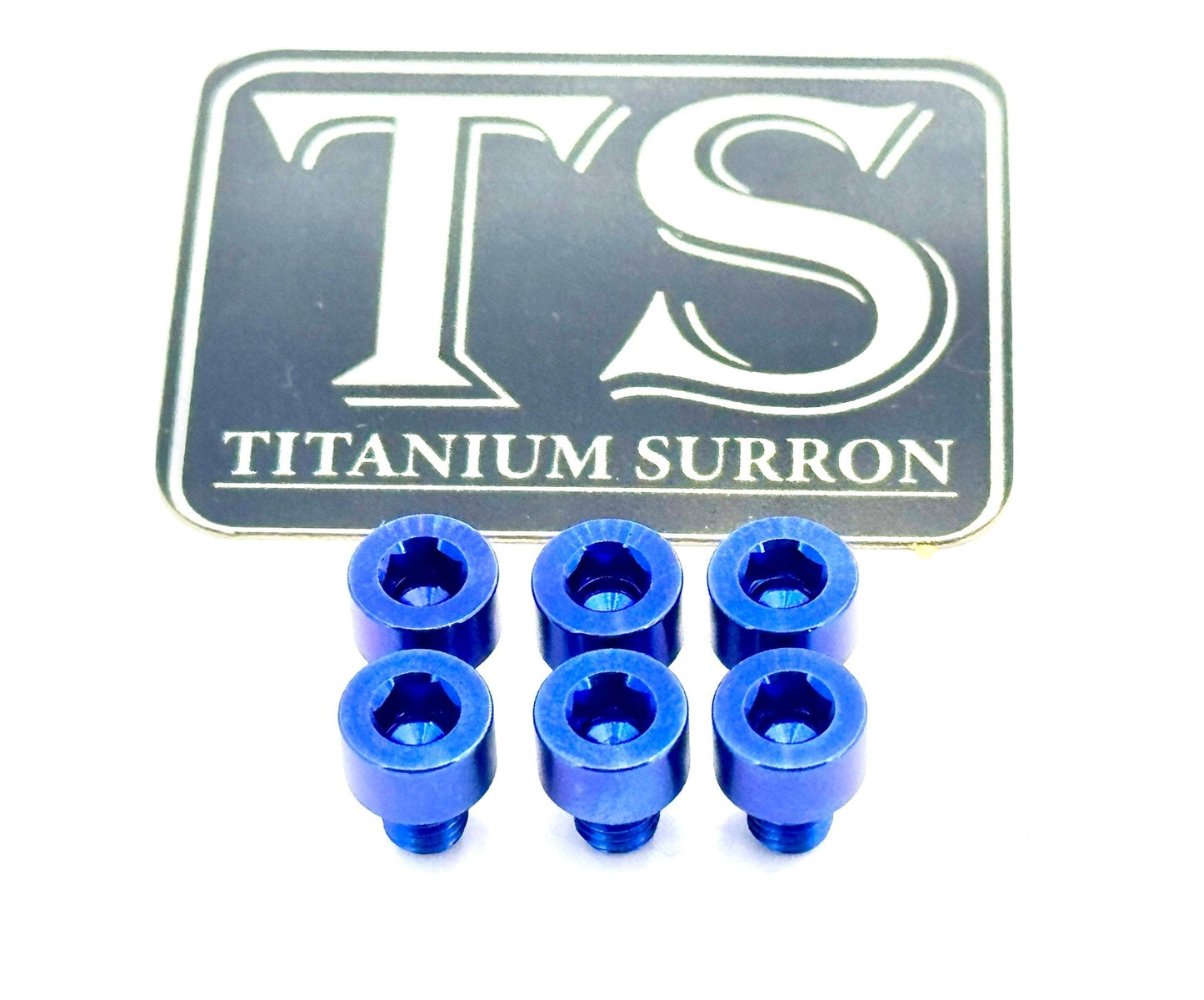 EBMX X9000 Heat Sink Titanium Bolt Kits (6) - MXwraps