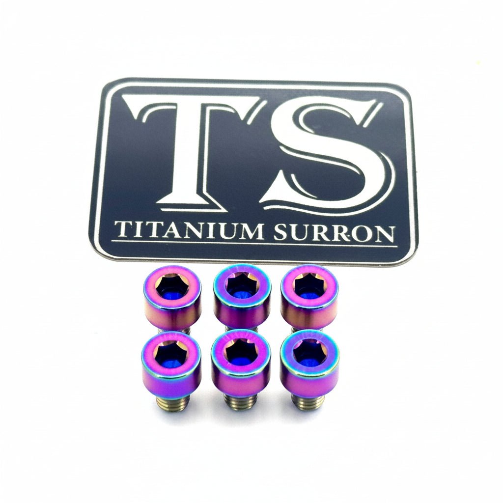 EBMX X9000 Heat Sink Titanium Bolt Kits (6) - MXwraps