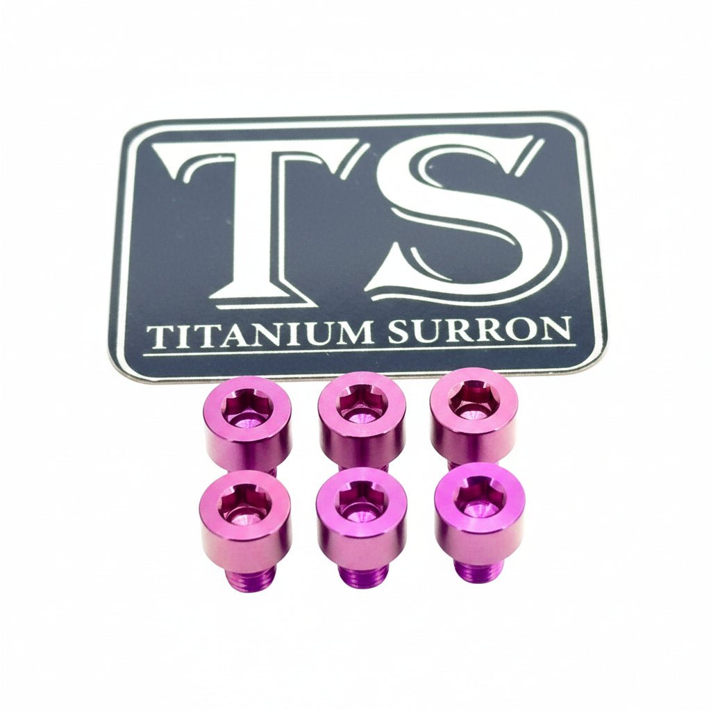 EBMX X9000 Heat Sink Titanium Bolt Kits (6) - MXwraps