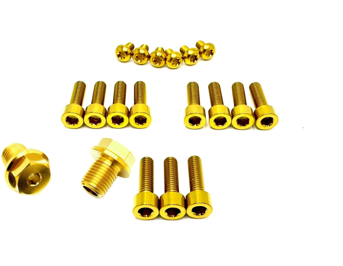 Titanium FastAce Fork Bolt Kits ALX13RC (2.0), AHX12RV (3.0), ALX32RC