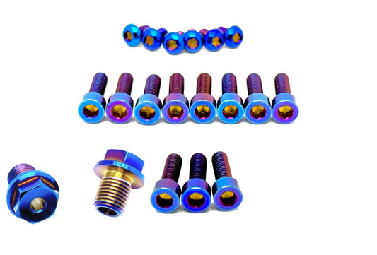 Titanium FastAce Fork Bolt Kits ALX13RC (2.0), AHX12RV (3.0), ALX32RC