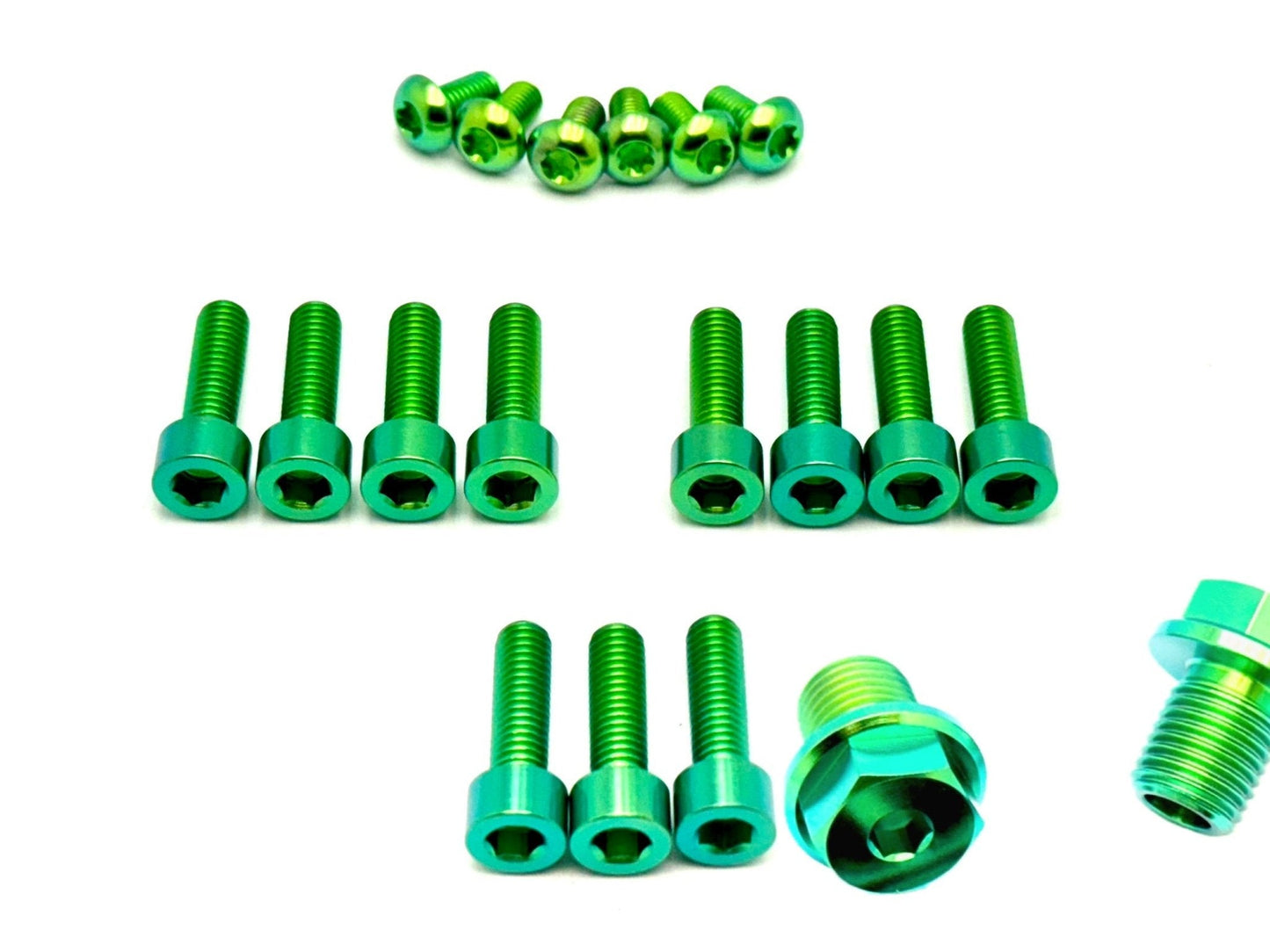Titanium FastAce Fork Bolt Kits ALX13RC (2.0), AHX12RV (3.0), ALX32RC