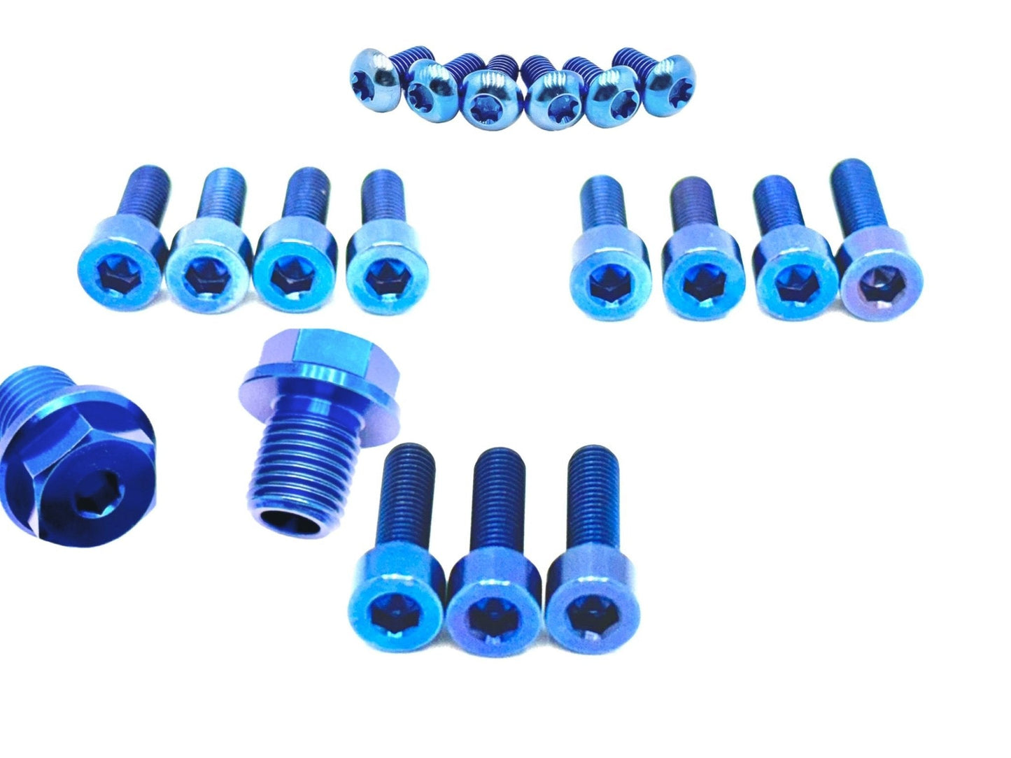 Titanium FastAce Fork Bolt Kits ALX13RC (2.0), AHX12RV (3.0), ALX32RC