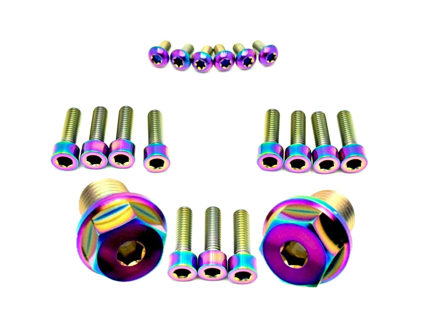 Titanium FastAce Fork Bolt Kits ALX13RC (2.0), AHX12RV (3.0), ALX32RC