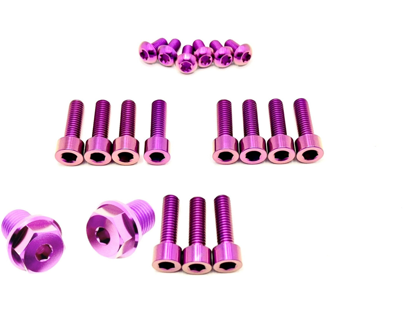 Titanium FastAce Fork Bolt Kits ALX13RC (2.0), AHX12RV (3.0), ALX32RC