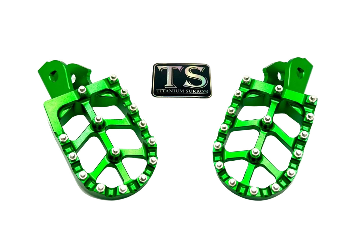 Anodized Aluminum Foot Pegs for Surron and Similar E-moto - MXwraps