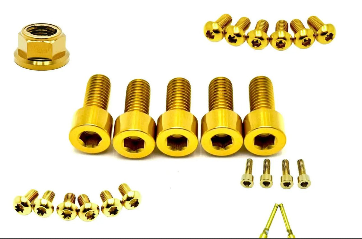 Titanium Front and Rear Wheel Bolt Kit - MXwraps