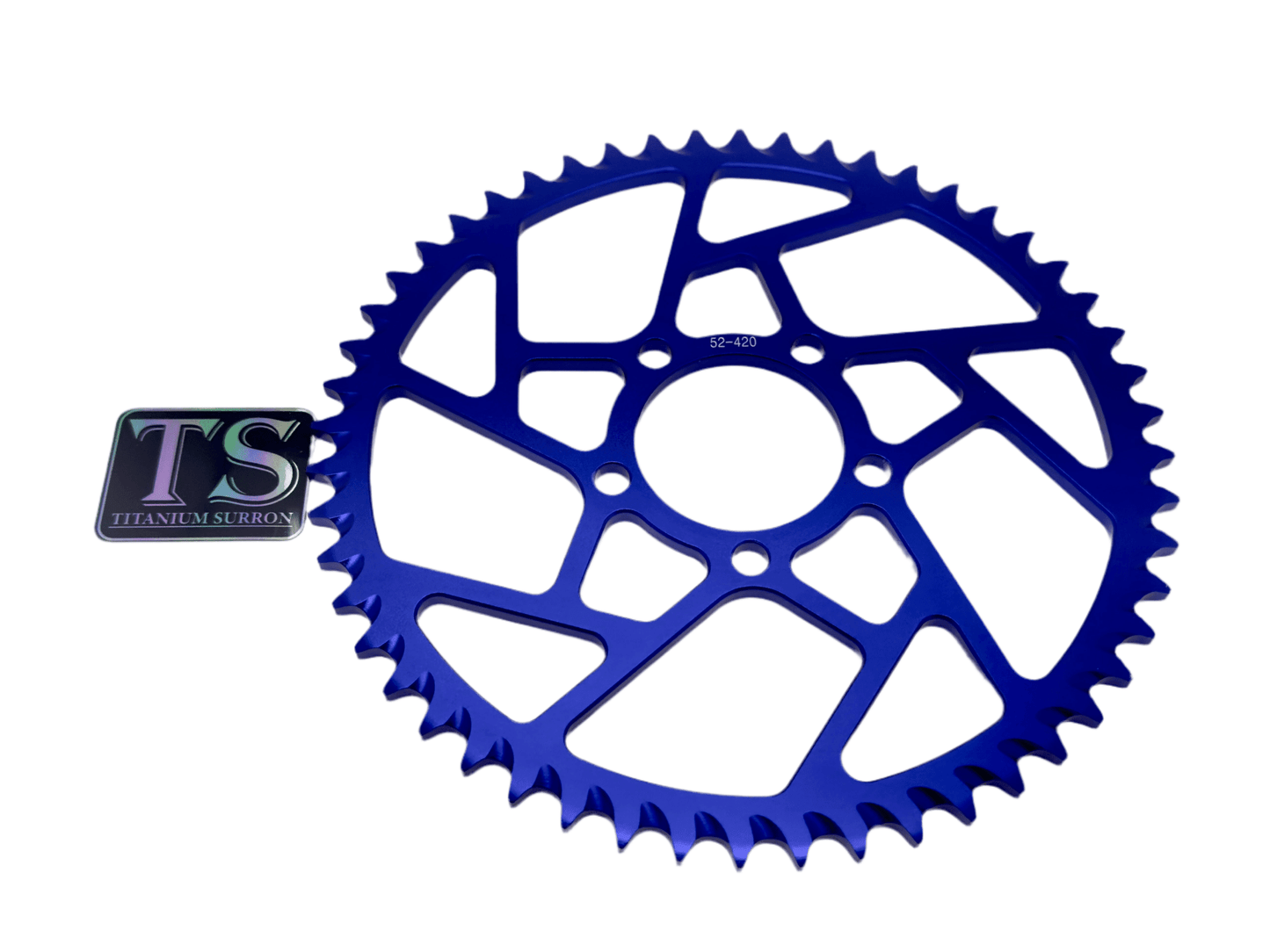 Hardened Aluminum 420 Sprockets for E-moto 48-58T - MXwraps