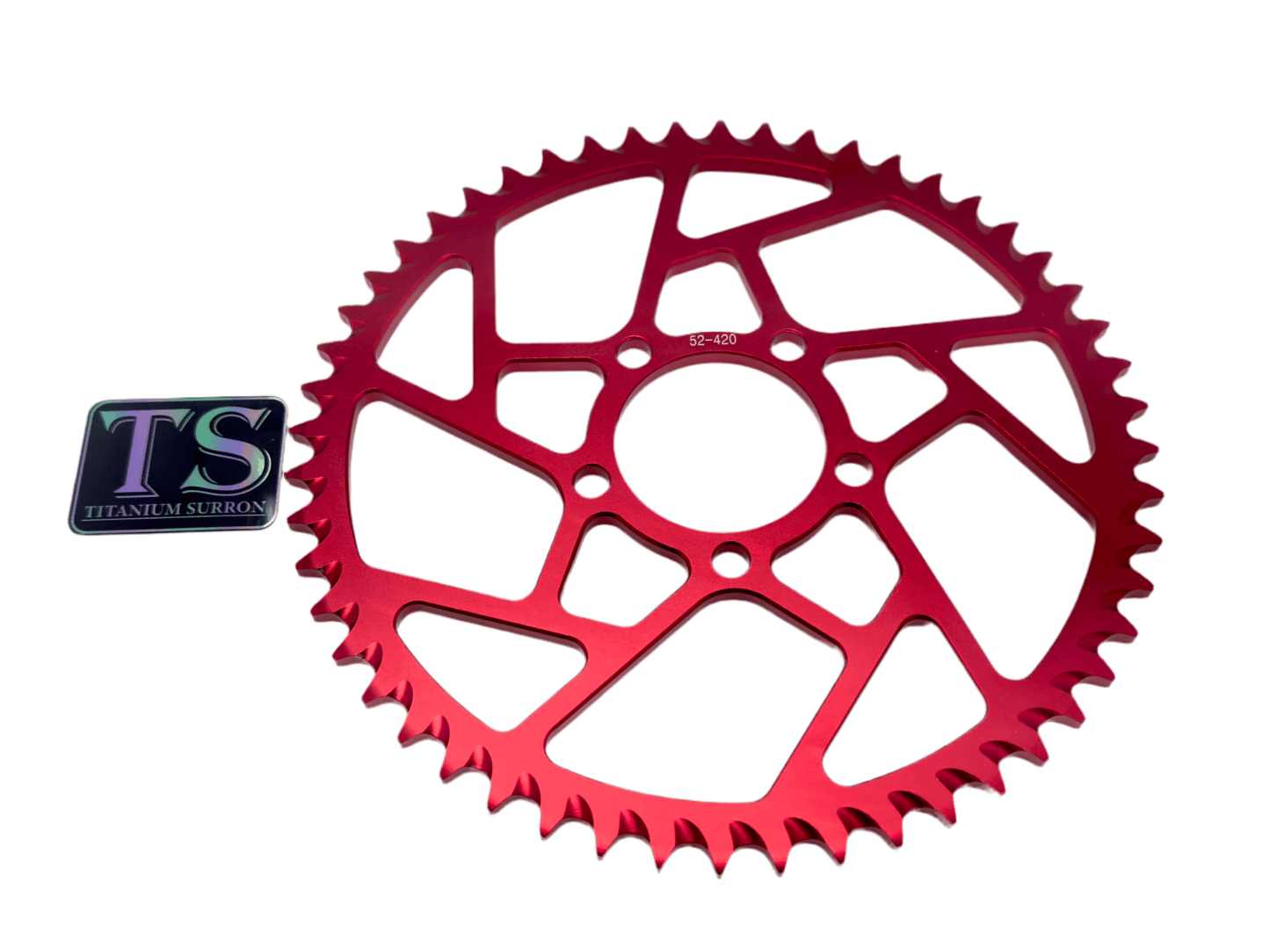 Hardened Aluminum 420 Sprockets for E-moto 48-58T - MXwraps