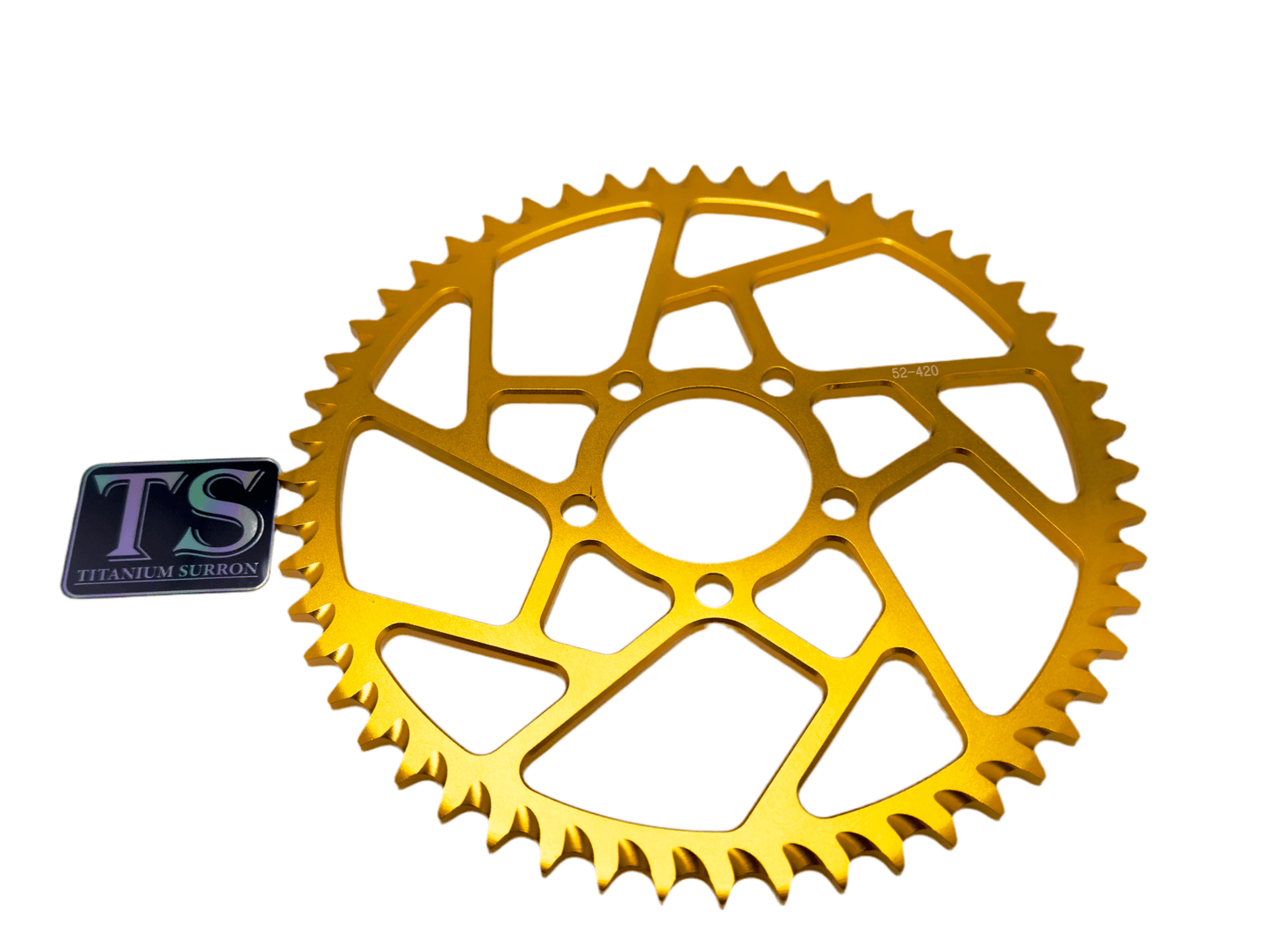 Hardened Aluminum 420 Sprockets for E-moto 48-58T - MXwraps