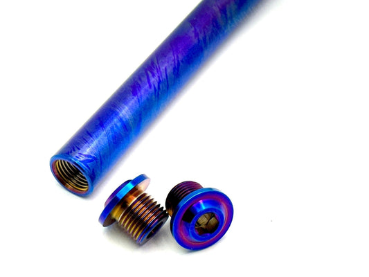 KKE Fork Custom Titanium Axle and Two Axle End-Bolts - MXwraps
