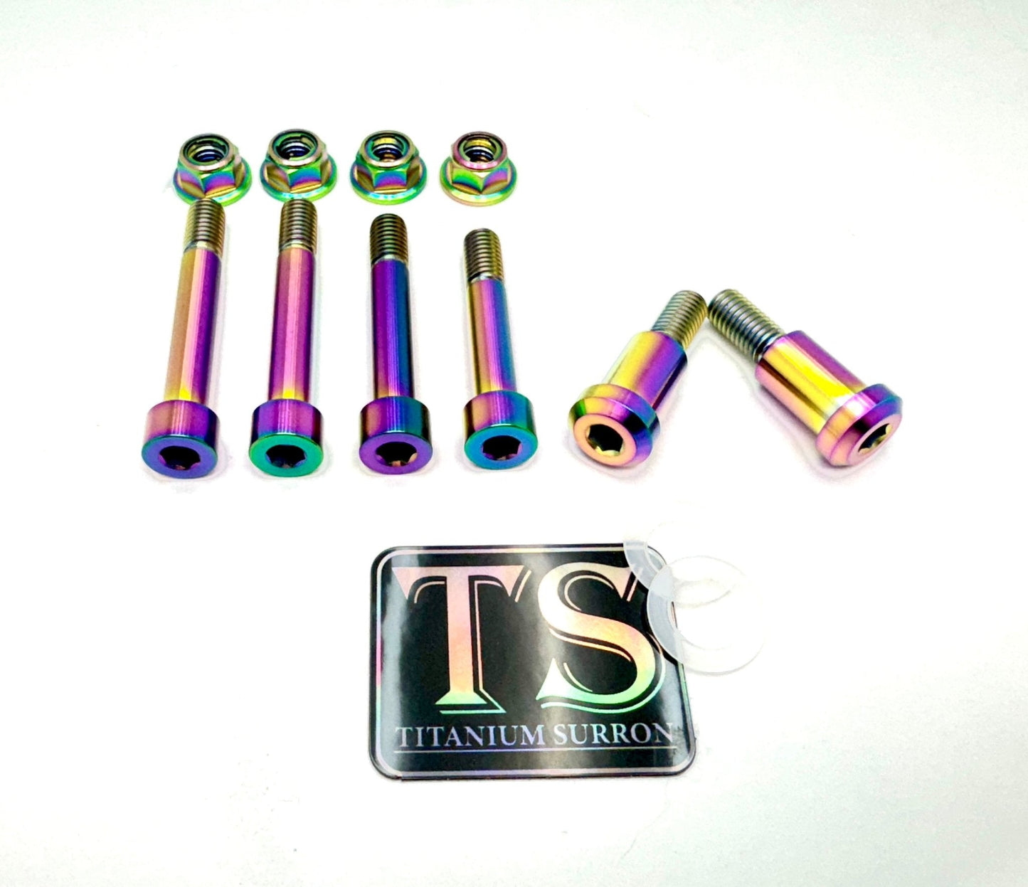 Titanium Rear Suspension/ Linkage Bolt Kit for Surron LBX & Segway X260