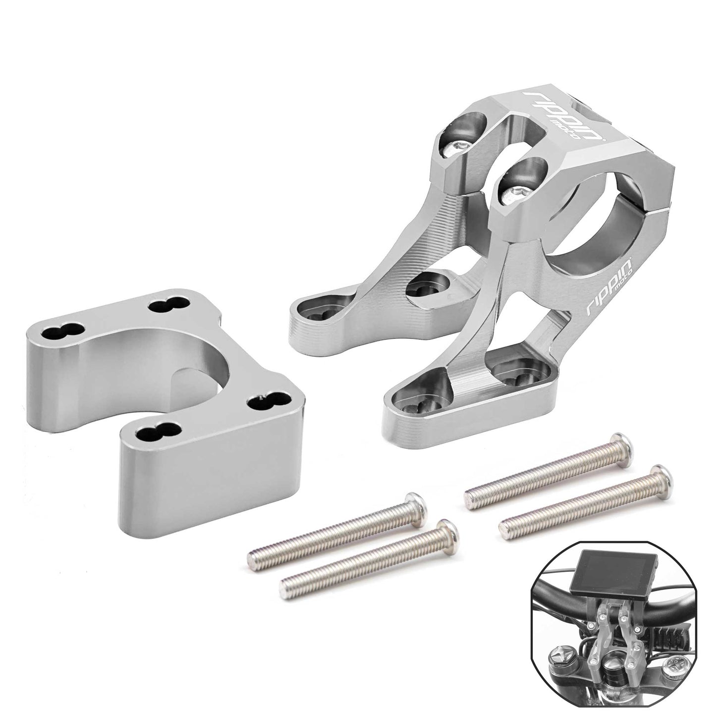 E-Moto Bar Mount for E-Ride PRO, Talaria & Surron LBX with 1" Riser