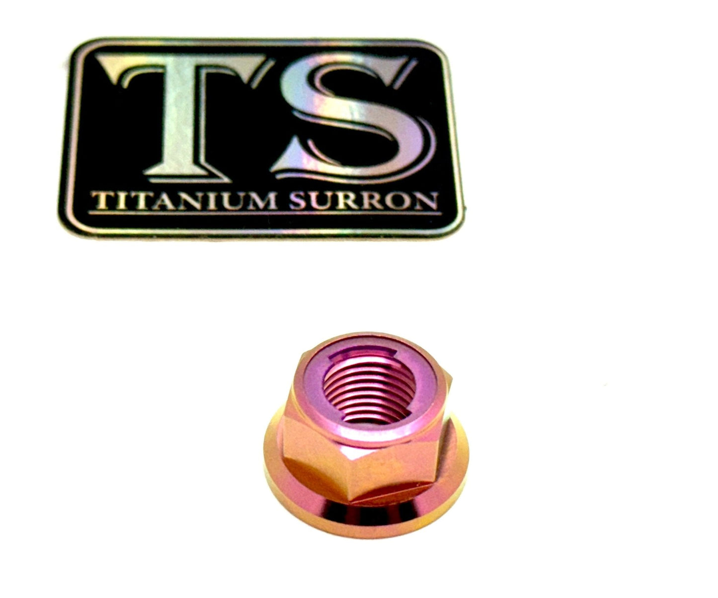 Titanium Sotion/ Torp Motor FW01 GTS01 Reverse Thread Nut - M12