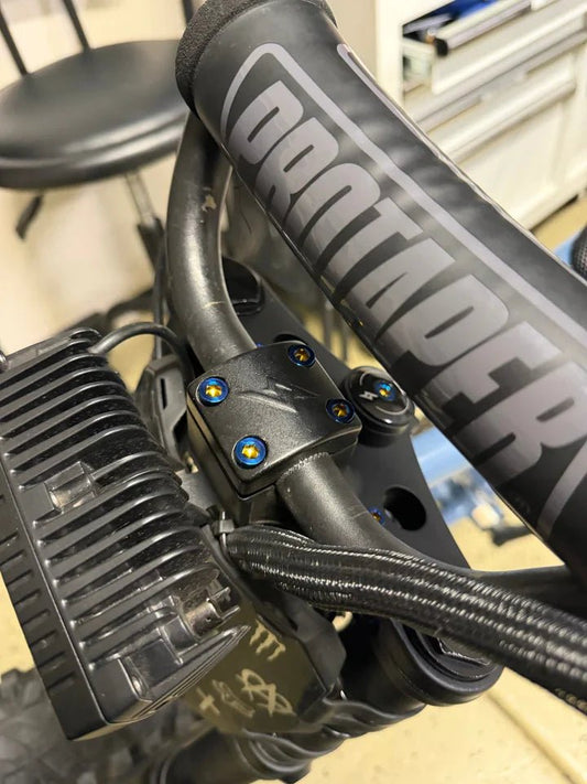Super 73 Bar Clamp Titanium Bolts - MXwraps