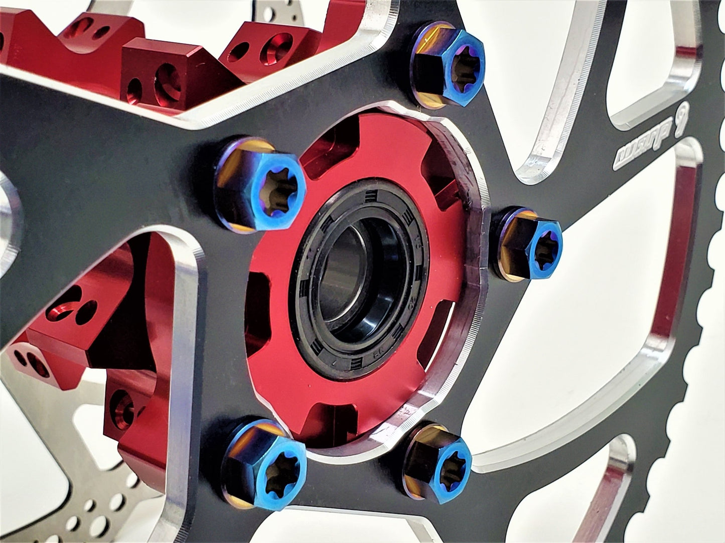 Warp 9 E - Moto Titanium Sprocket Bolts - MXwraps